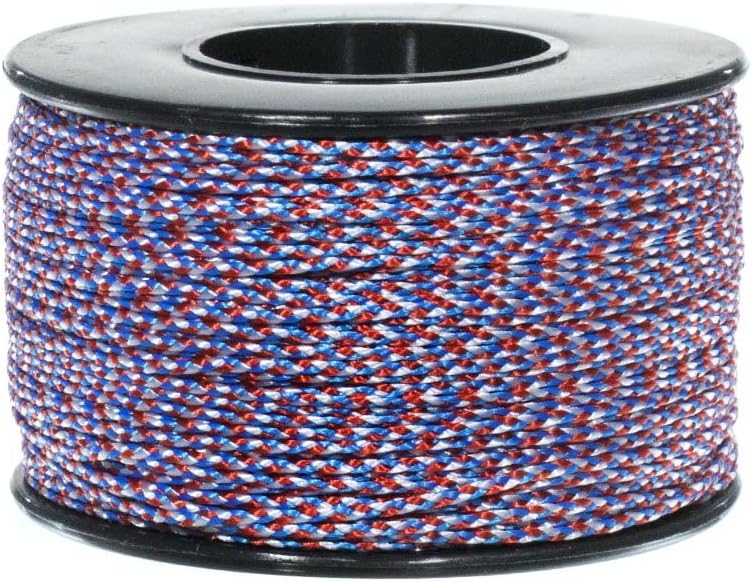 Atwood Nano Cord .75mm 300ft Small Spool Lightweight Braided Cord (USA Camo)