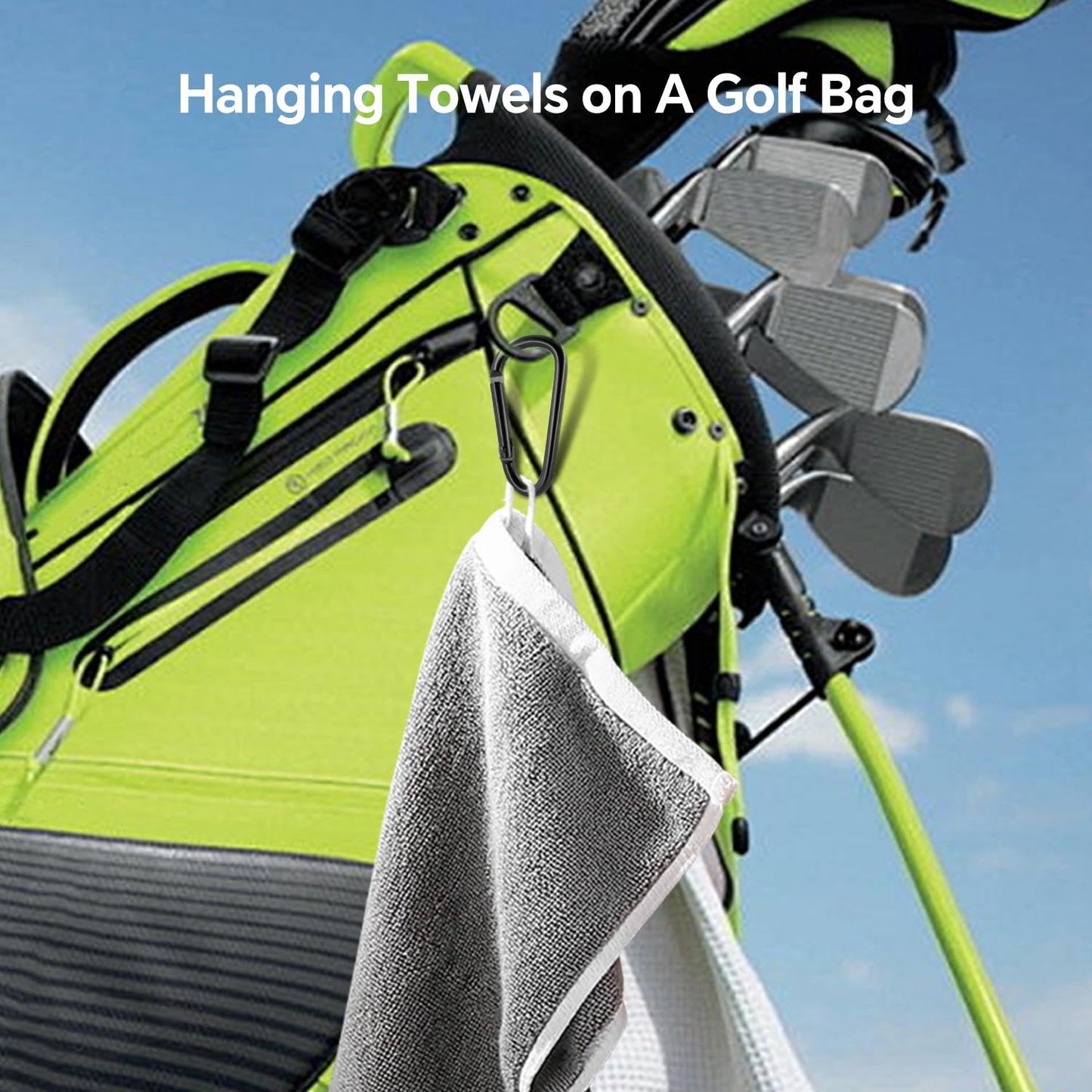 All Black Carabiner Clip Assorted Sizes, Includes 2 Inch Carbineers, Small 2.3" D Ring Clip, Large 3 Inch Carabiner Heavy Duty, Aluminum Caribiner Keychain Hook for Backpack Camping(Black-Comb 12pcs)