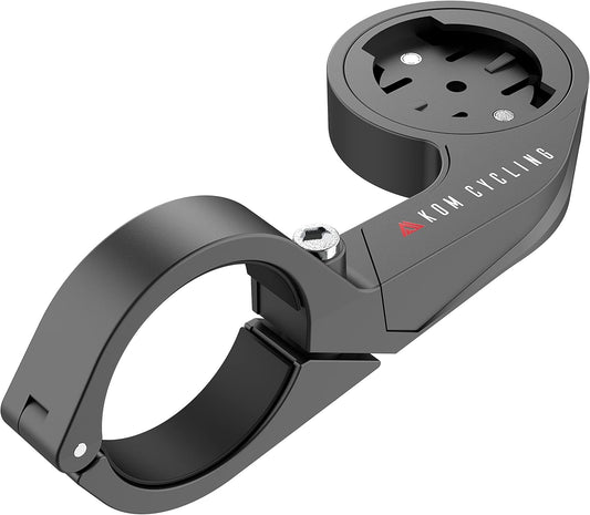 Garmin Bike Mount with from KOM Cycling - Edge Mount Designed for Garmin Edge 540, Edge 840 and Other Models (Aero - Black)