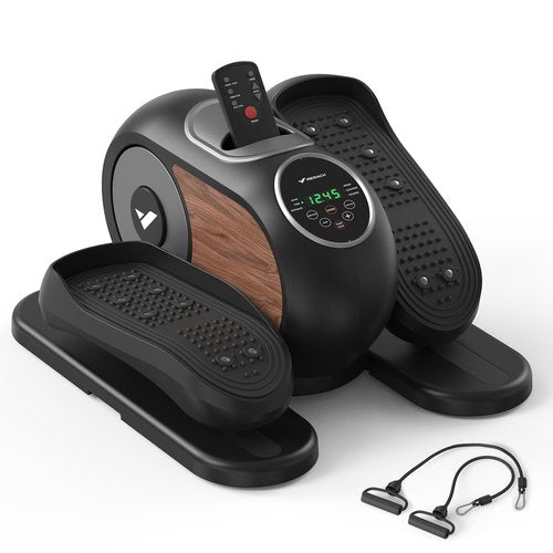 MERACH Under Desk Elliptical Machine Electric Ellipse Leg Exerciser for Seniors Anti-Slip Seated Mini Elliptical