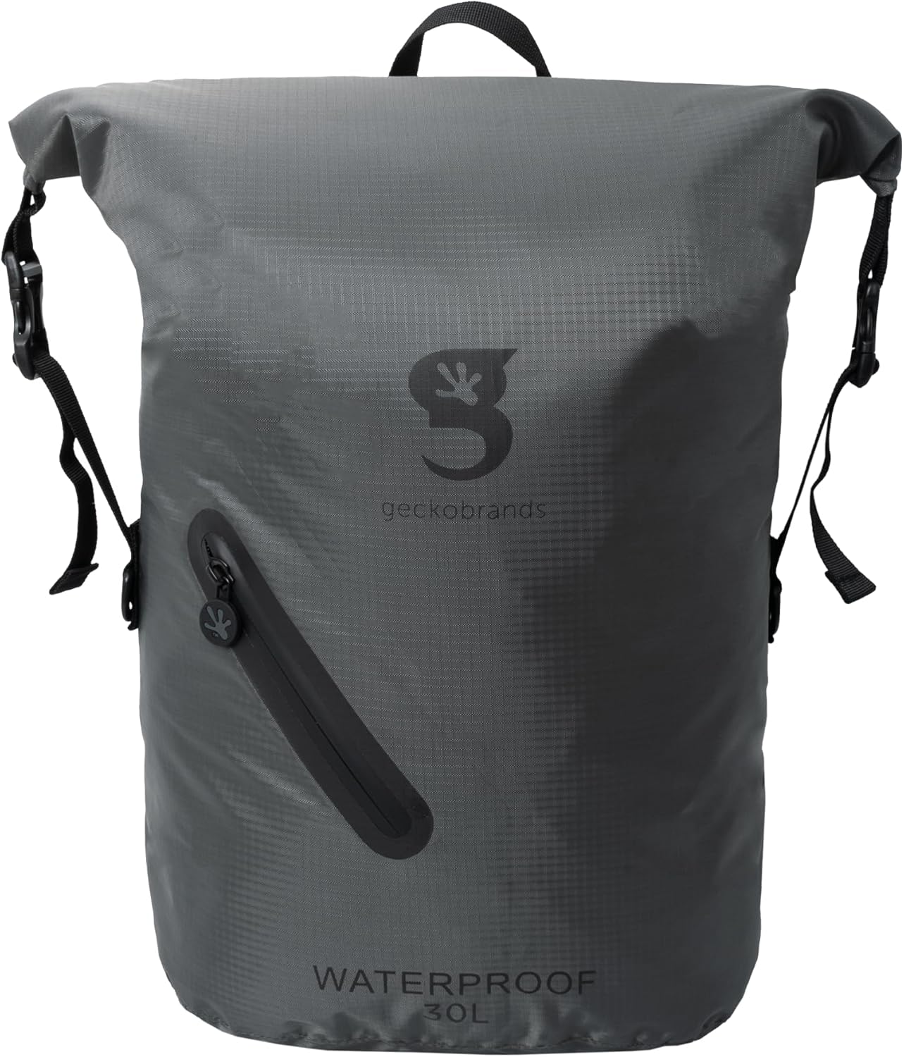 geckobrands Lightweight 30L Waterproof Backpack - Lightweight Watertight Outdoor Bag Hiking Traveling Light Water Activities