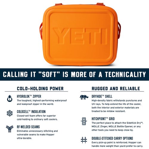 YETI Hopper Flip 12 Portable Cooler, King Crab