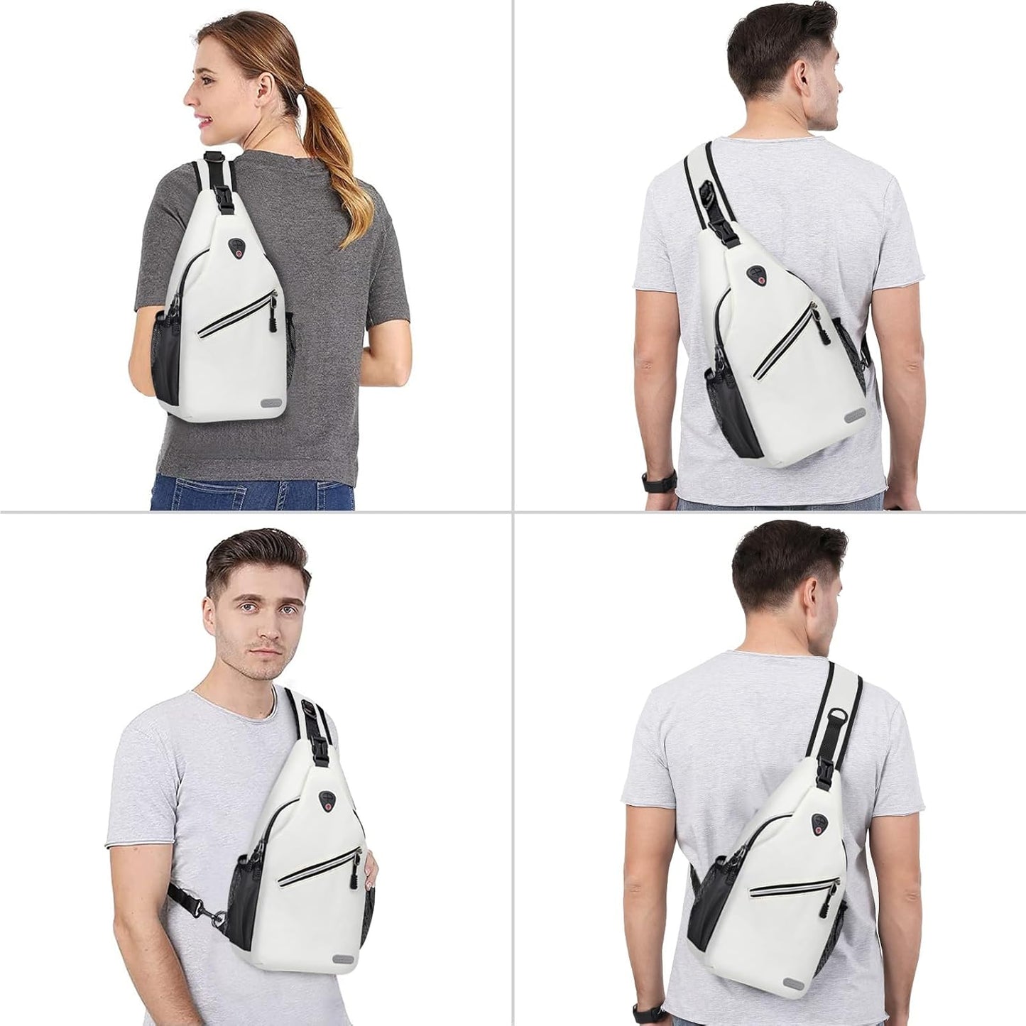 MOSISO Sling Backpack, Multipurpose Crossbody Shoulder Bag Travel Hiking Daypack