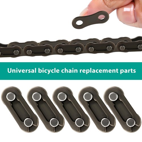 Teaaha 20 Set Bike Chain Metal Master Link for Bicycle Chain Removable Quick Split Bike Repair Parts for Bycicles, Mini Bikes, Mountain Bike, BMX Bike and Motorcycles, 567713_1_FM35EyDfb