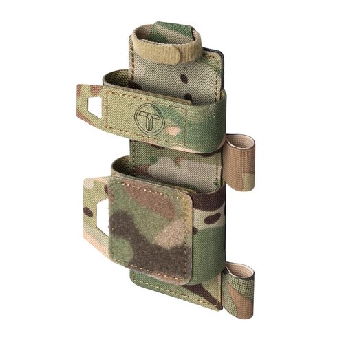 Tactical Tourniquet & Scissor Holder Molle Pouch - Medical Shears Trauma IFAK Holster (Camo)
