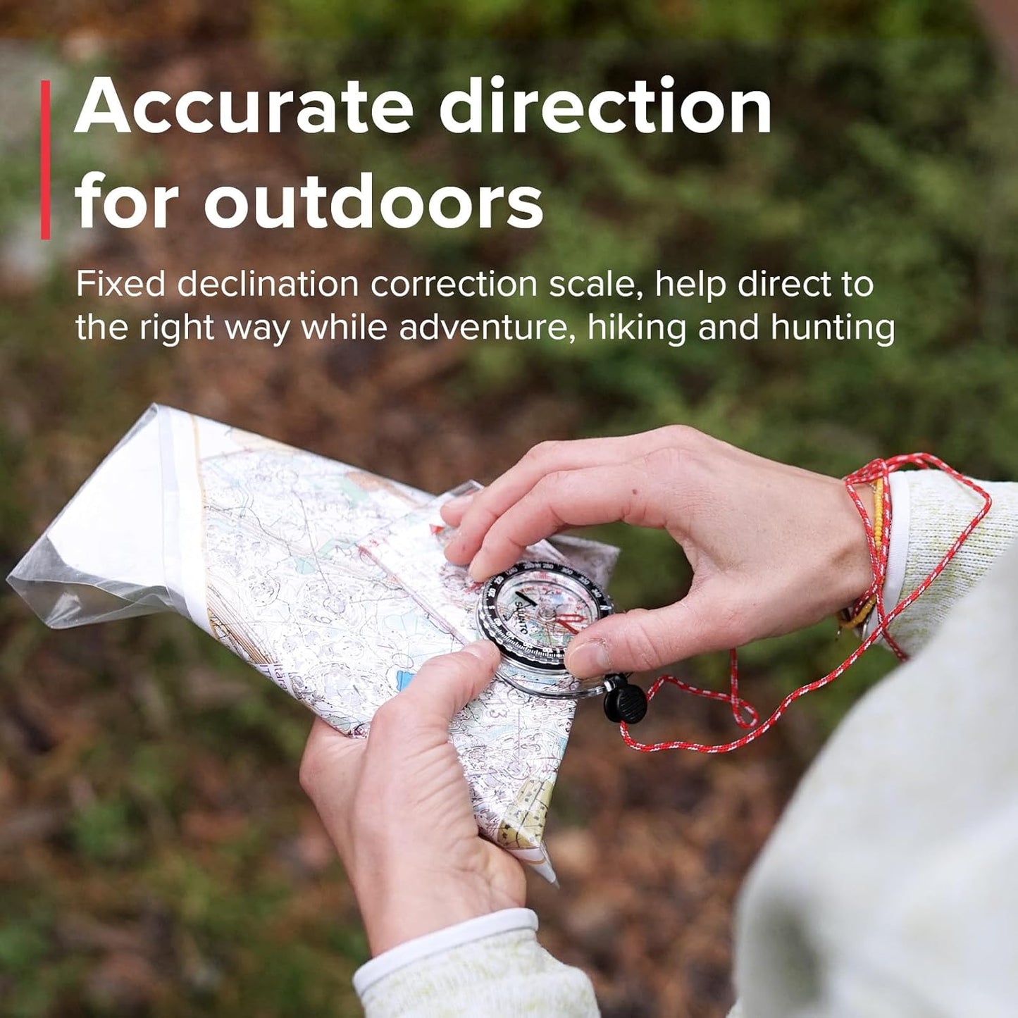 SUUNTO A-10 Hiking Compass - Compact & Easy-to-Use for Outdoor Adventures