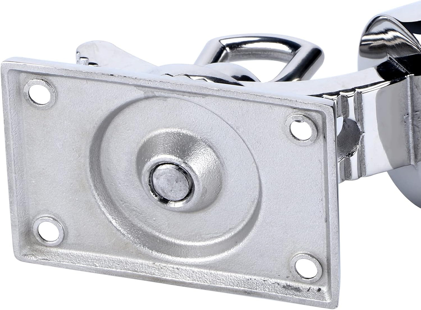 All Angle Deck-Mount Adjustable Fishing Rod Holder - 360° Adjustable - Flange Mount 90 Degrees, Marine Quality