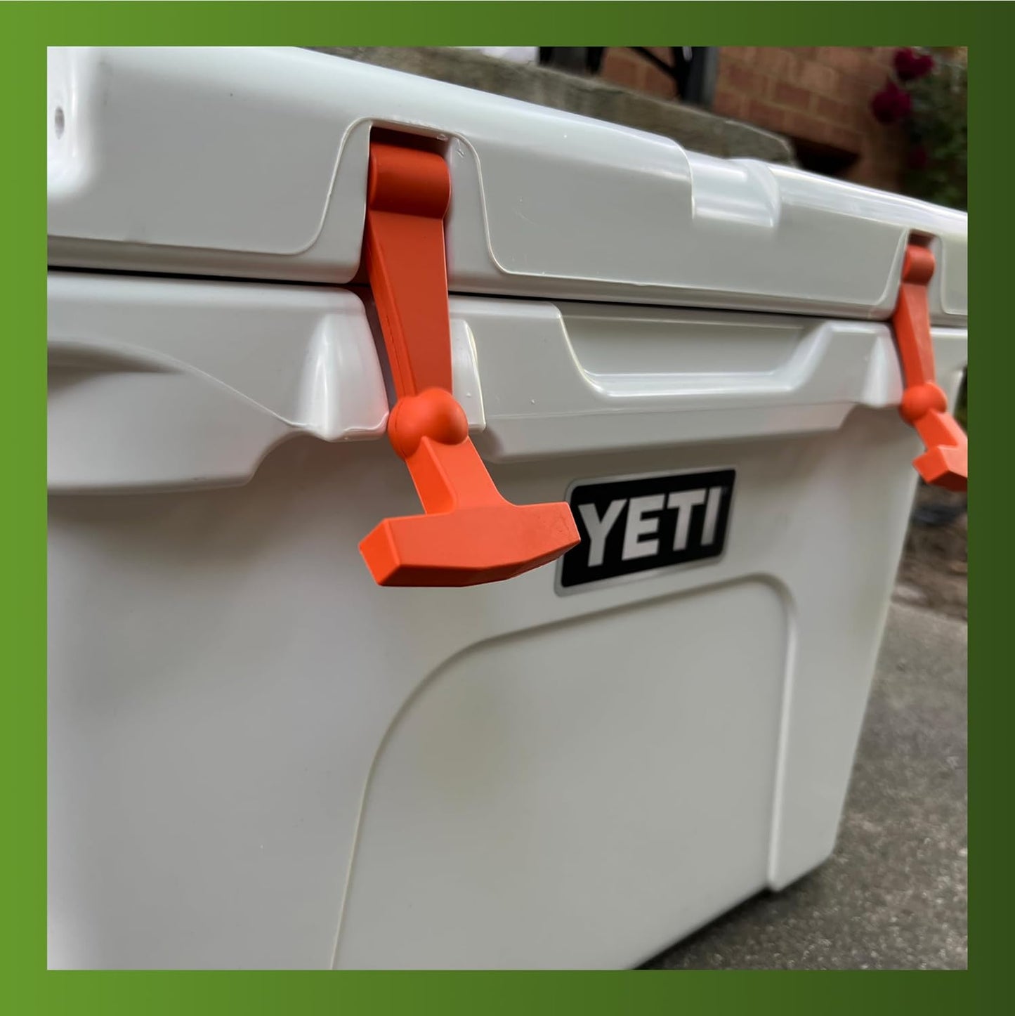 Beast Cooler Accessories 2-Pack Replacement Lid Latches for Yeti and RTIC - Black Rubber, Cooler Latches Replacement for Yeti, RTIC, and More - Hard Handle Grips, 20 Inches