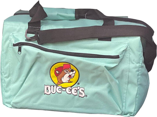 Buc-ee's 26L Cooler Bag - 24 Can Insulated Lunch Soft Cooler Bag with Deep Freeze, Reusable Lunch Box for Women/Men, Portable Lightweight Thermal Bag for Beach Travel Camping Work Office (Mint)