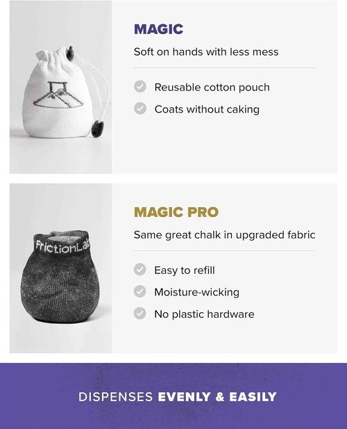 Friction Labs Magic Ball Gym Chalk – Non-Toxic Climbing Chalk for Bouldering & Gymnastics