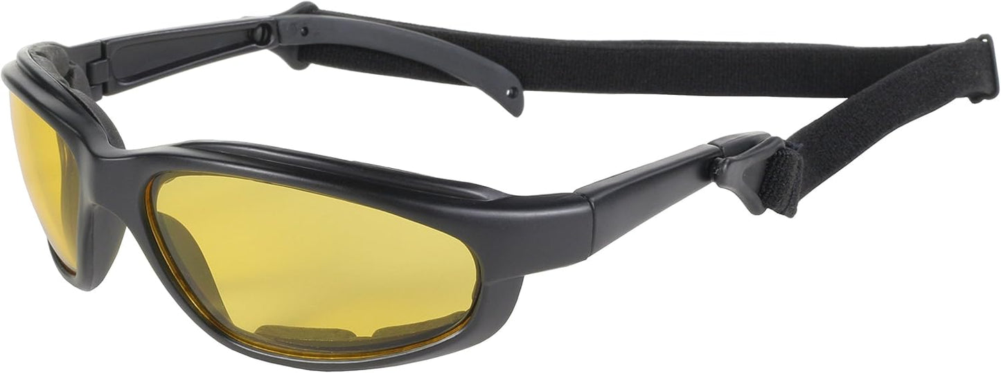 Pacific Coast Freedom Padded Riding Sunglasses with Detachable Strap