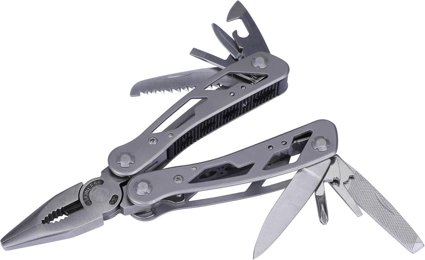 STANLEY Multitool, 12-in-1, Stainless Steel, Black Pouch (84-519K)
