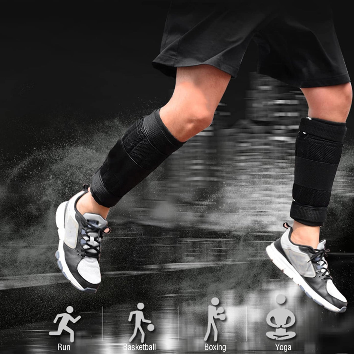 Weighted Ankle Leg Bands, Adjustable Loading Weighted Leg Strap Professional Ankle Band for Fitness, Walking, Jogging, Exercise, Gym Weights For Men