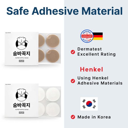 Beejong NipGuard Nipple Covers for Men – Sweatproof, Chafe-Free Protection with Non-Adhesive Center, EWG-Certified Materials