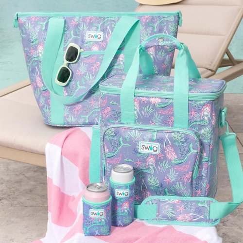 Swig Life Boxxi 24 Cooler Bag, Insulated Cooler Bag with Zipper, Holds 16-24 Cans, or 6 Wine Bottles (Ultra Violet)