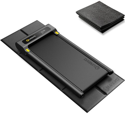 UREVO Foldable Treadmill Mat, Exercise Bike Mats for Home Gym Workout, Waterproof Non-Slip Exercise Equipment Mat Floor Protector for Indoor Walking pad, Cycles, Rowing Machine, Elliptical