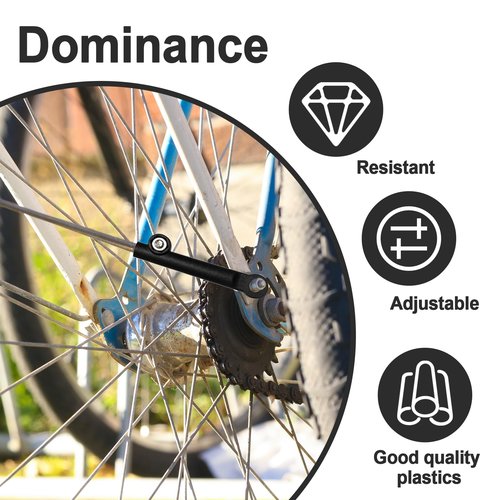 Wshxjzyay 4 Pieces Bike Fenders Support Frame Modification Extension Sleeve, Bike Fender Support Bracket, Fat Tire Bike Fender Support, Bicycle Modification Parts Fenders, Suitable for 20''/24''/26''