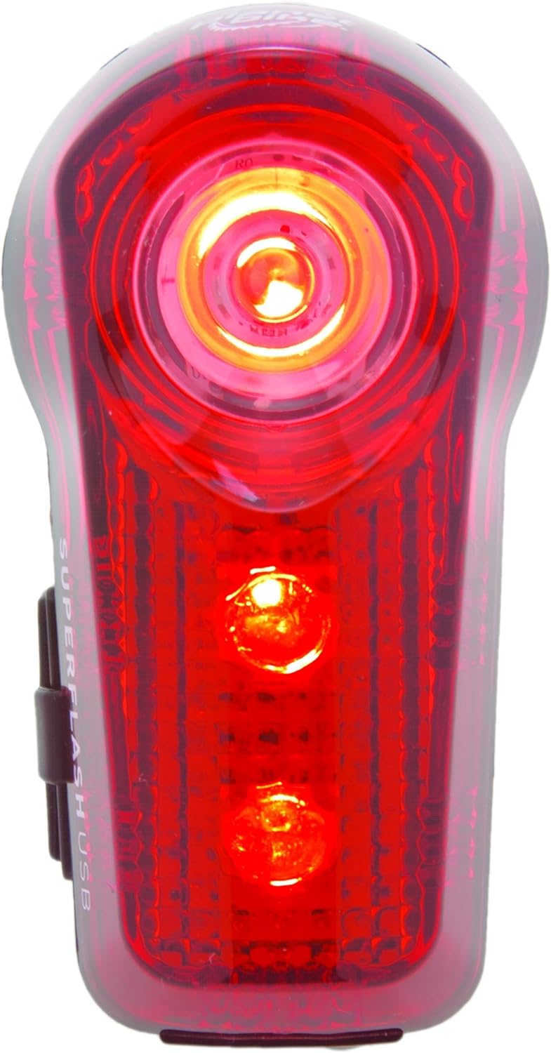 Superflash USB Bike Tail Light - Bright LED Safety Light for Cyclists