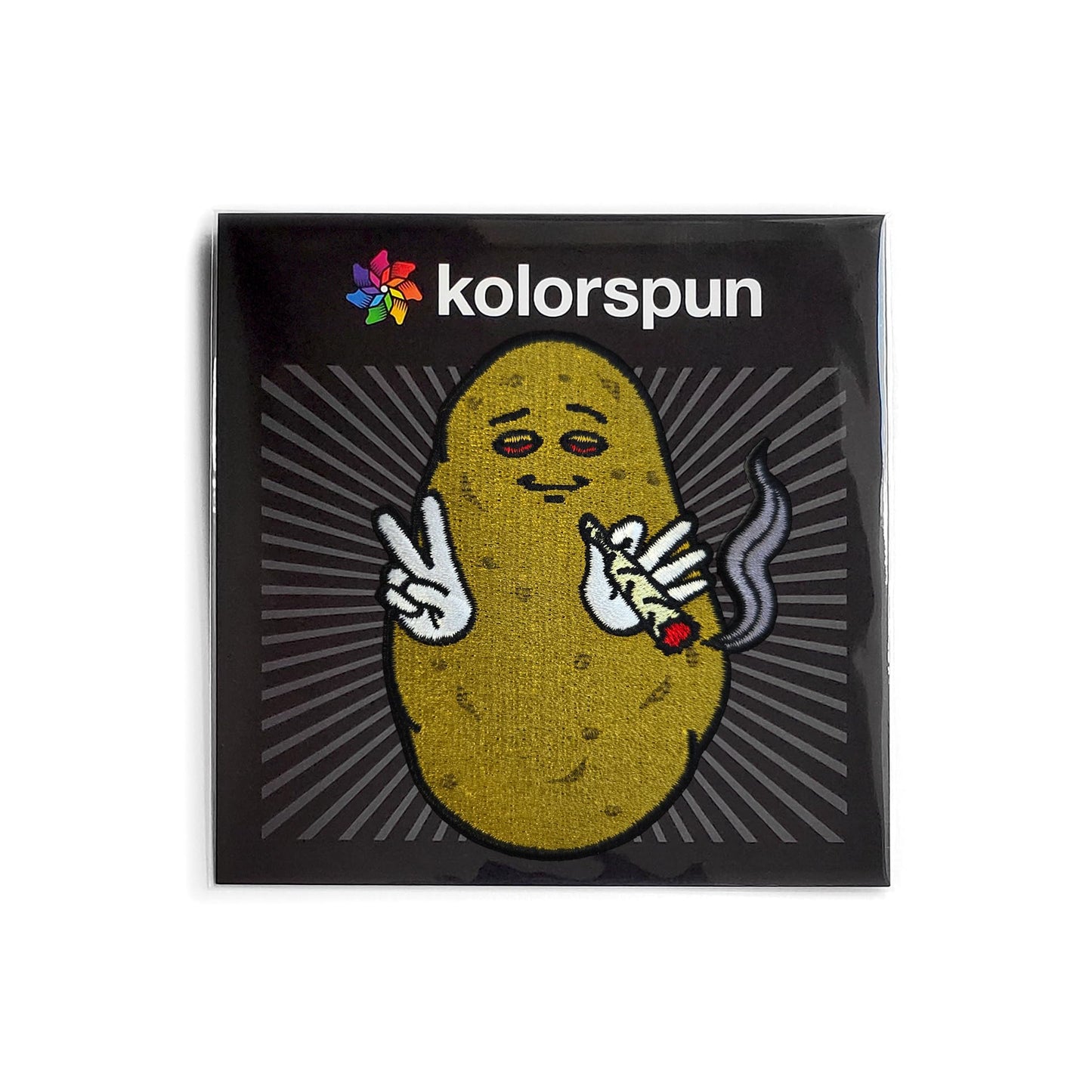 Kolorspun Baked Potato Patch - Hook and Loop Tactical Morale Patch