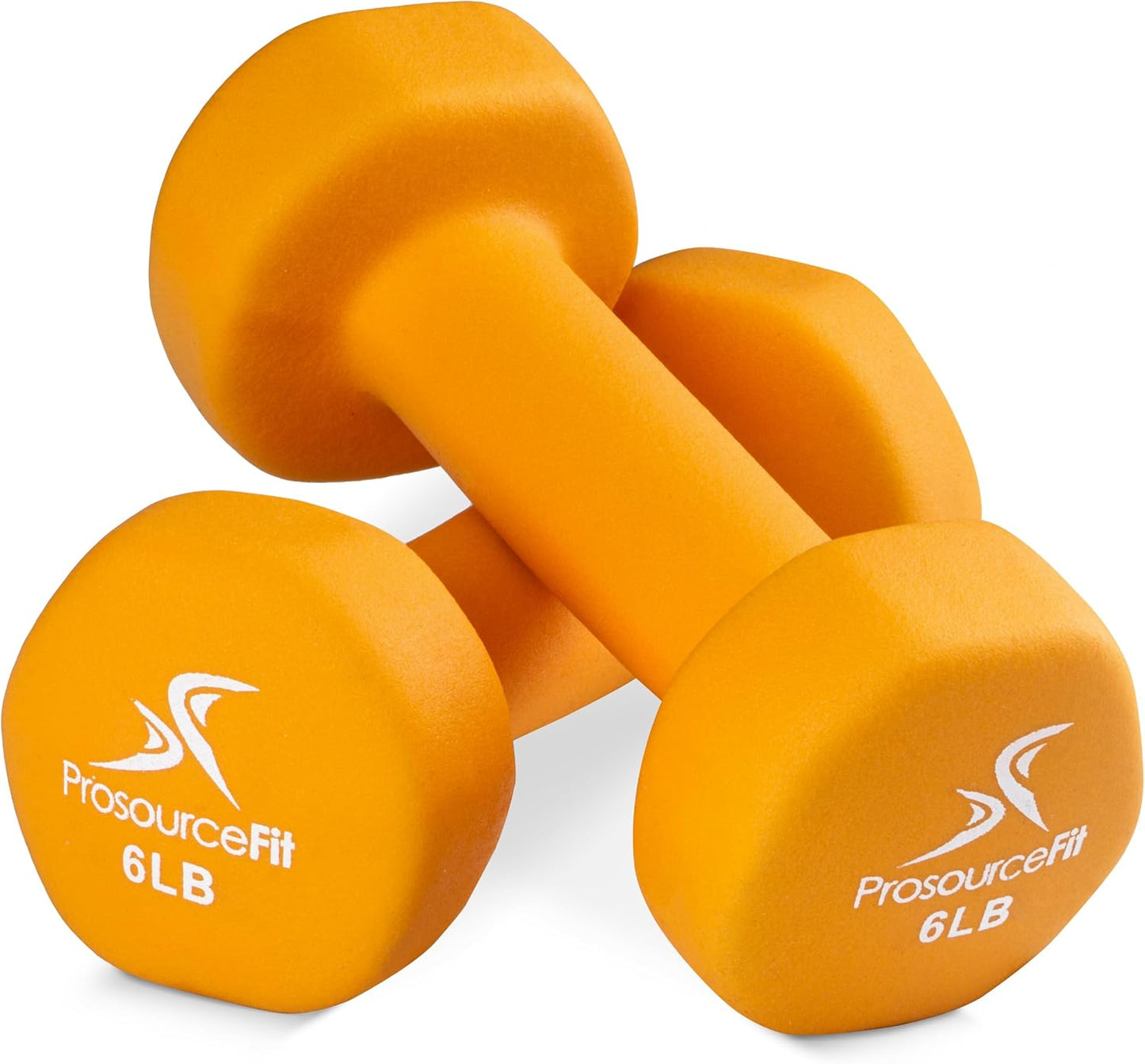 ProsourceFit Neoprene Dumbbell Coated for Non-Slip Grip, 10 lb