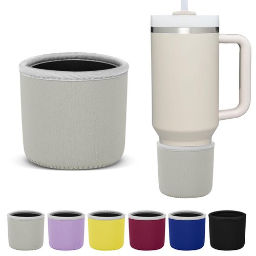 Playexen Neoprene Water Bottle Boot, 2.7" - 3.1" Washable Tumbler Sleeve Cover, Universal Bottle Bottom Protector Compatible with 0'wala 19-24 oz, S'tanl-ey 20-40 oz