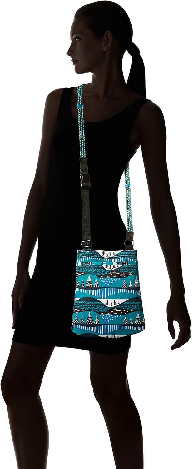 KAVU Keepalong Semi Padded Sling Canvas Rope Crossbody Bag