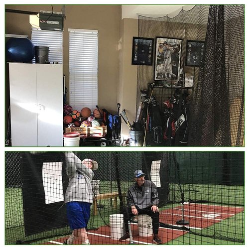 Wiseek 10'x40' Baseball Softball Backstop Nets, Heavy Duty Sports Netting Barrier Net #18 Nylon Baseball Netting Black Net