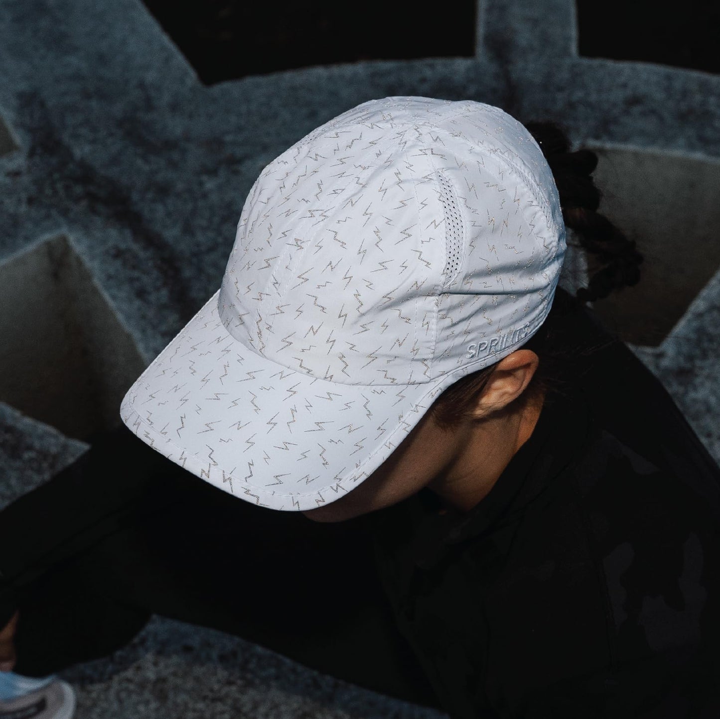 Sprints Race Day Performance Running Cap | The Lightweight, Quick Dry, Sport Hat, One Size, Unisex (Supercell Flash Reflective)