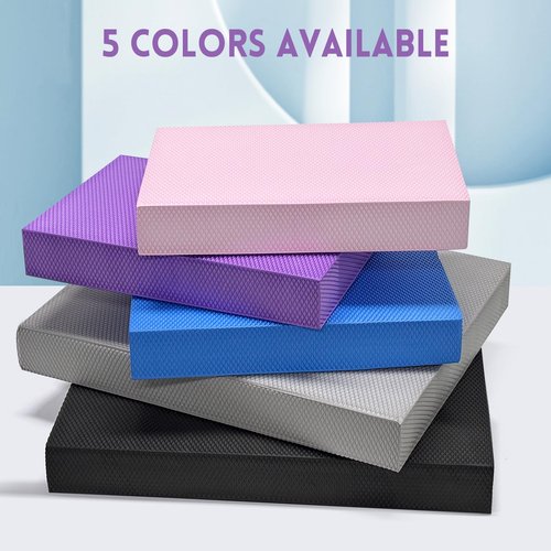 Corsiampoo Balance Pad-Foam Exercise Pad, Non-Slip,11.8x7.8x2 Inch Stability Trainer Pad for Physical Therapy,Yoga, Dancing Balance Training and Fitness