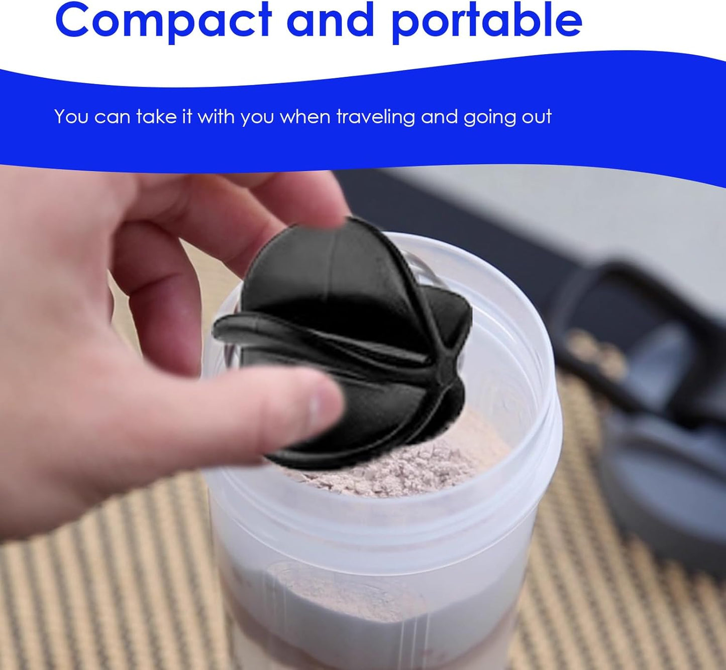 Shaker Ball, 5 Pcs Protein Shaker Ball Plastic Ball Replacement Mixing Balls for Shaker, Mixing Accessories for Most Bottles, Stirring Various Drinks, BPA‑Free, Easy Clean