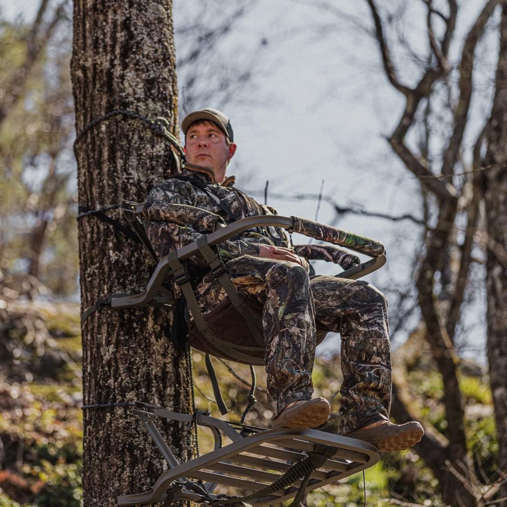 Goliath SD Climbing Treestand by Summit Treestands - Mossy Oak Camouflage