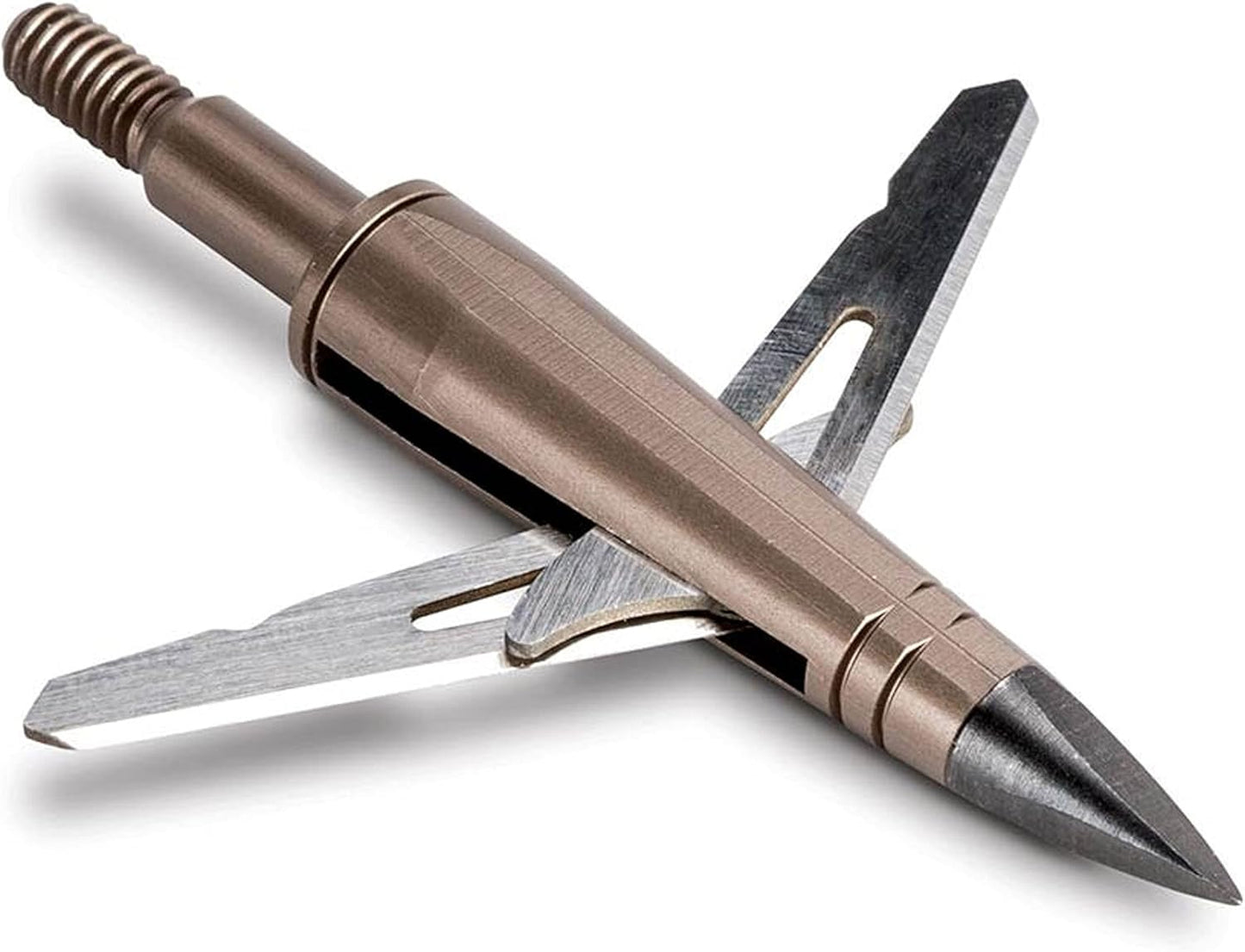 Slingblade Crossbow Broadhead Set - 3-Piece Mechanical Hunting Tips by New Archery Products