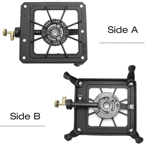 EATAKWARD Portable Gas Stove, Iron Propane Camping Stoves LPG Gas Cooker, Outdoor Stove for BBQ,15000 BTU Camping Stove