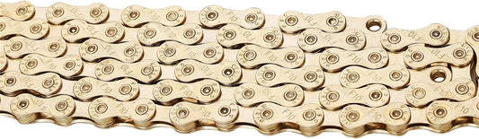 FSC 10 Speed 116 Links Bicycle Chain, Silver,Gold (1/2x11/128-Inch) Compatible with 9 Speed