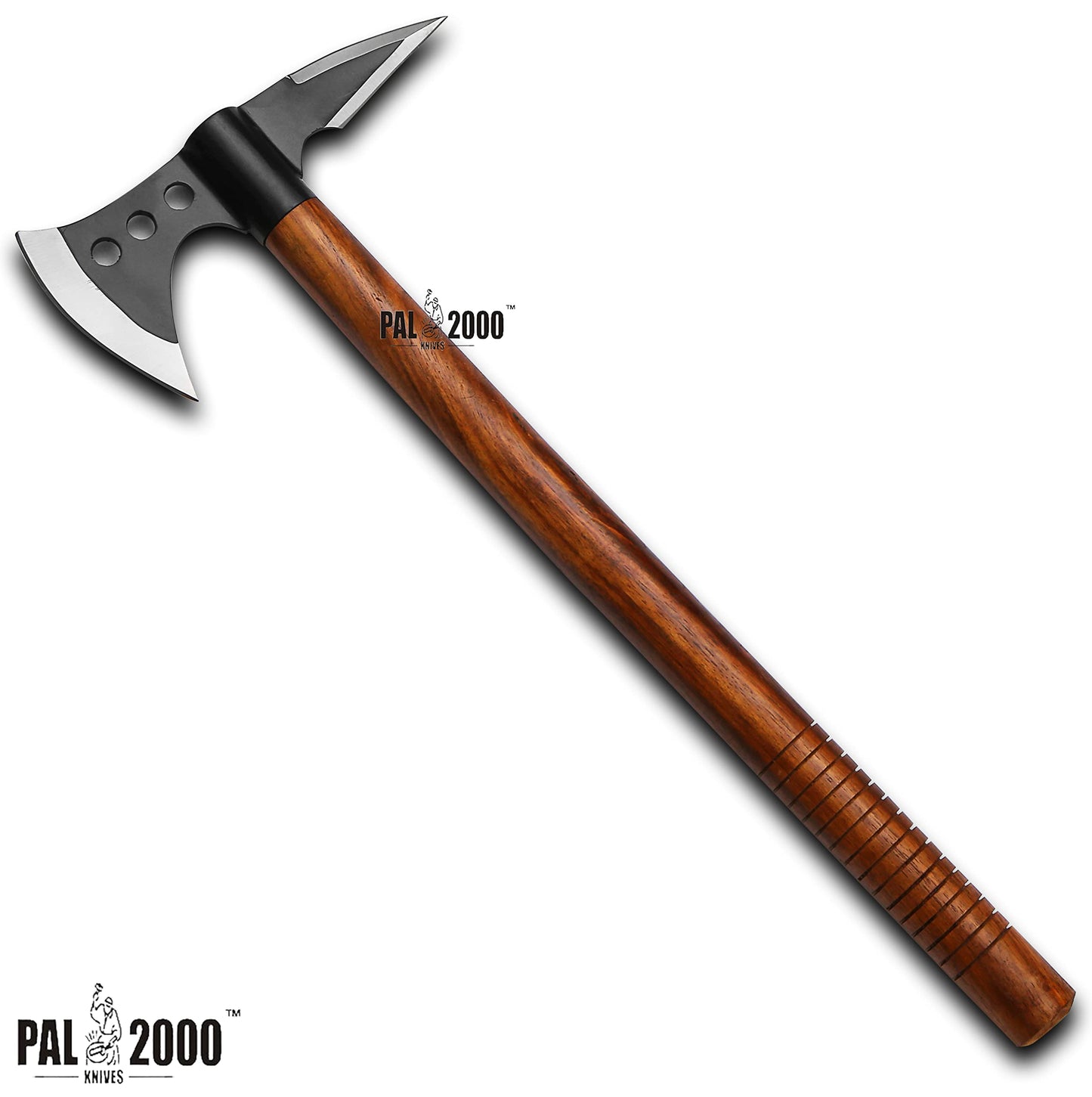 Splitting Axe Camping Chopping Hatchet Viking Tomahawk Battle Hunting Outdoor Solid Wood Handle 2071