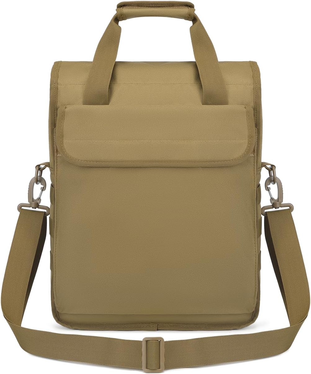 ArcEnCiel 12.9-14 Inch Laptop Tactical Messenger Bag Men MOLLE Sling Pack Briefcase Gear Handbags Utility Carry Satchel