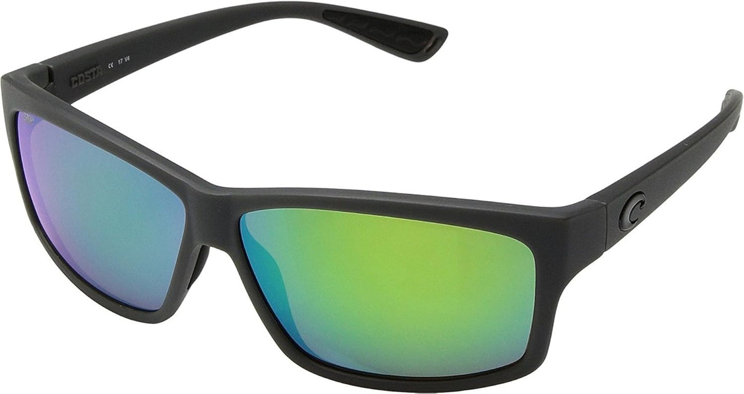Costa Del Mar Men's Cut Rectangular Sunglasses