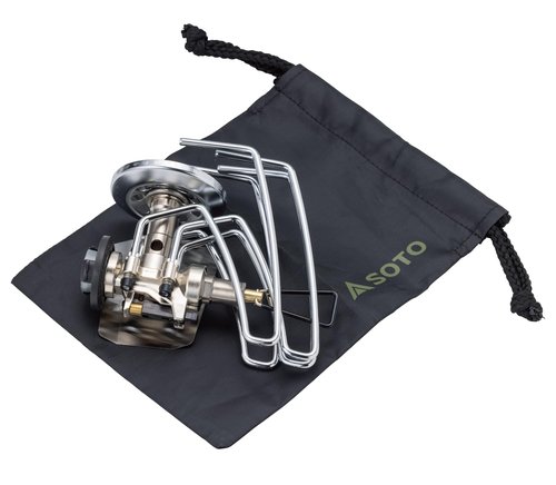 SOTO Regulator Camping Stove, Single Burner Butane Stove, Portable Backpacking Stove for Outdoor Cooking, Camping, Hiking - Stealth Igniter Installed. Shipped empty.