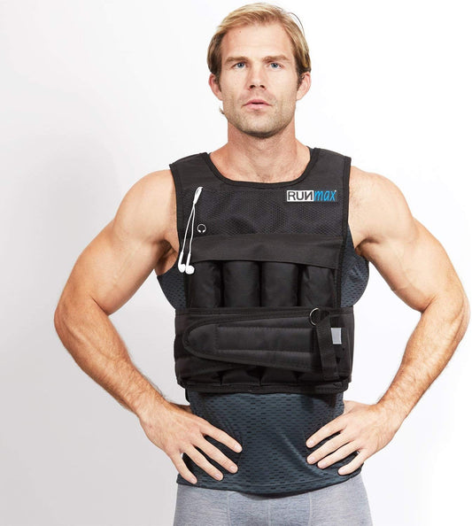 RUNFast 12lbs-140lbs Weighted Vest (Without Shoulder Pads, 12lbs)