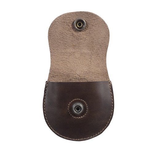 La Antigua, Carry Case for Compass, Classic Pouch, Protective Bag with Loop, Outdoor Accessories, Full Grain Leather, Handmade, Bourbon Brown