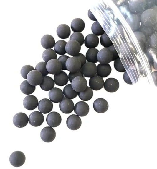 3Skull .43 Cal or .50 Cal or .68 Cal Rubber Balls New Reusable Training Rubber Balls for Paintball Guns (.68, 100), Black
