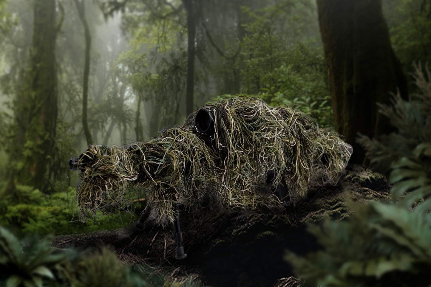 Arcturus Ghillie Rifle Wrap - Easily Camouflage Your Hunting Rifle