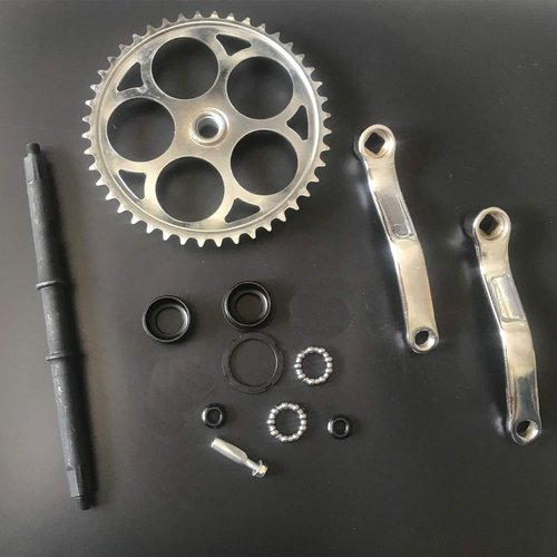 DONSP1986 Bicycle 36T Wide Crank Assembly Kit 3pcs - 2 Stroke & 4 Stroke Gas Motorized Bicycle