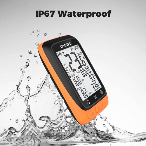 CooSpo [Bundle Promotion] BC107 GPS Bike Computer Matches with Out Front Cycling Computer Extended Mount
