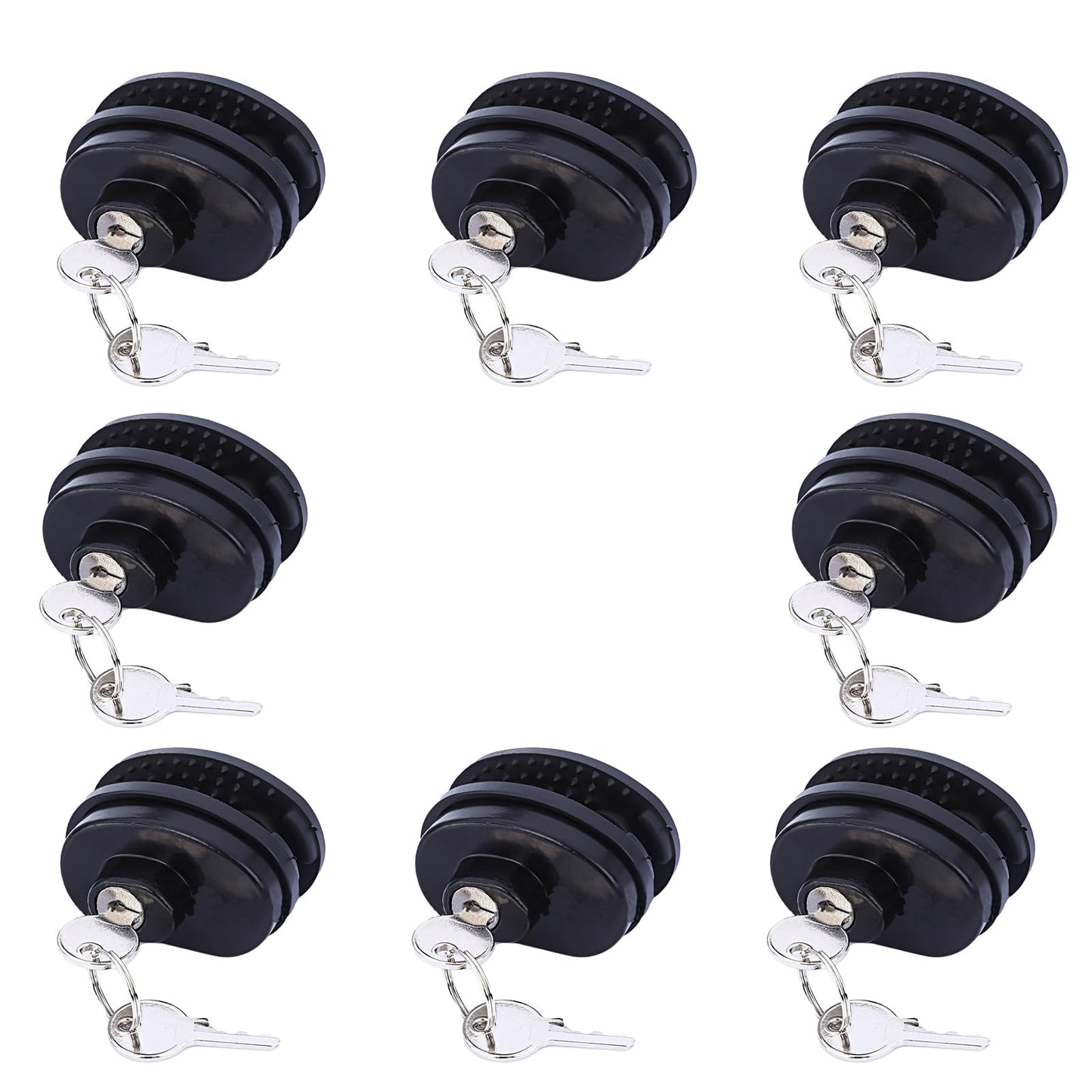 Fancemot 8 Packs Gun Trigger Lock with Keys, Gun Lock for Firearms Rifles, Shotgun, Handgun, Pistol Accessories