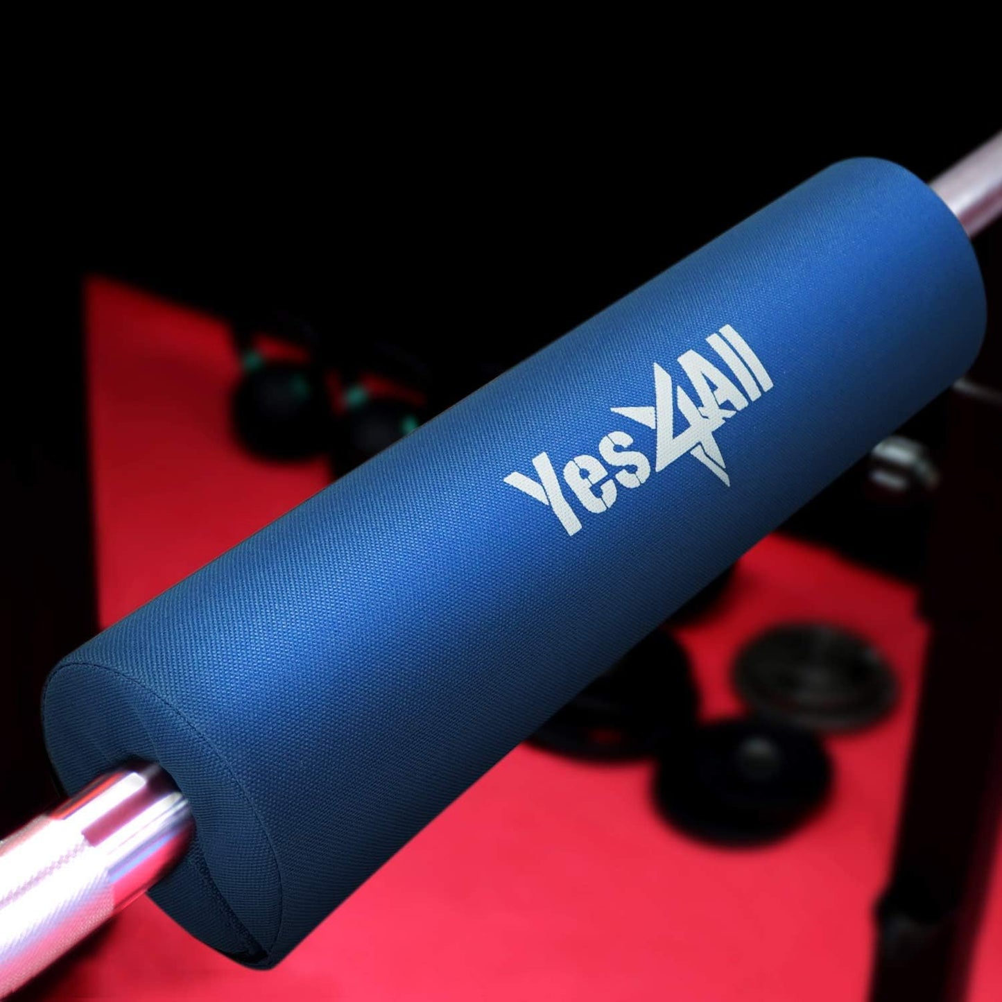 Yes4All Barbell Thick Foam Nylon Pad, Neck Shoulder Protective Pad For Lunges, Squats And Hip Thrust Fit Standard Olympic Bar