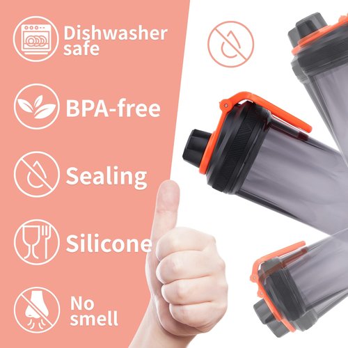YINORD Gasket Replacement for VOLTRX Electric Protein Shaker Bottle, Shaker Bottle Gasket Silicone Sealing Ring Seal Parts Replacement,Compatible with VOLTRX USB Rechargeable Mixer Cup (7)