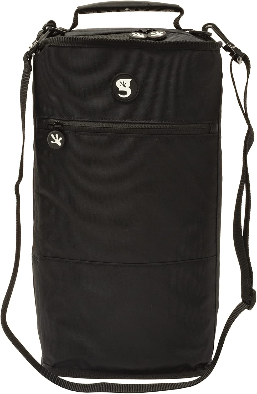 geckobrands Verticool Cooler - Insulated Portable Soft Cooler Bag with Adjustable Shoulder Strap, Holds 9 Cans or 2 Wine Bottles, Perfect for Beach, Picnics, and Outdoor Activities