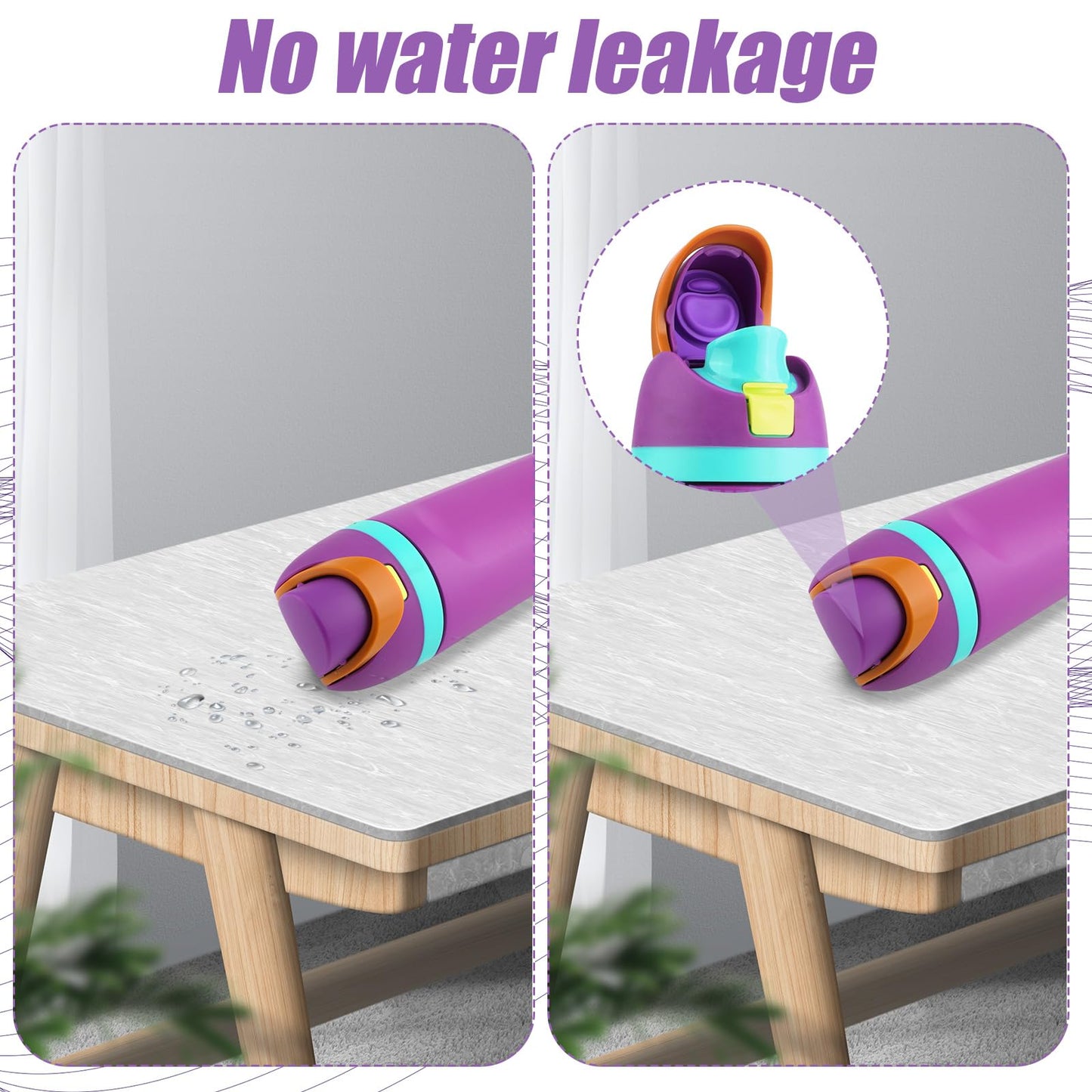 4pcs Water Bottle Seal Circle & 4pcs Replacement Stopper for Owala FreeSip, Silicone O Lid Gasket Ring Top Parts for Free Sip 16oz 19oz 24oz 32oz 40oz, Cap Mouth Plug Accessories, BPA-Free (Colorful)