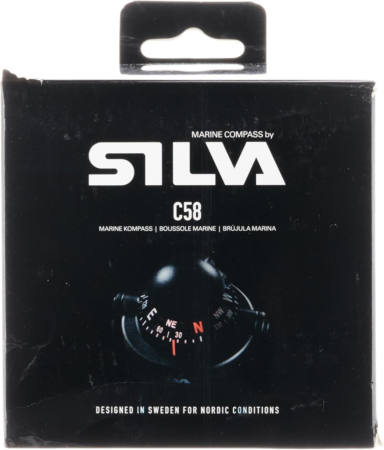 Silva C58 Compass, Black, One Size